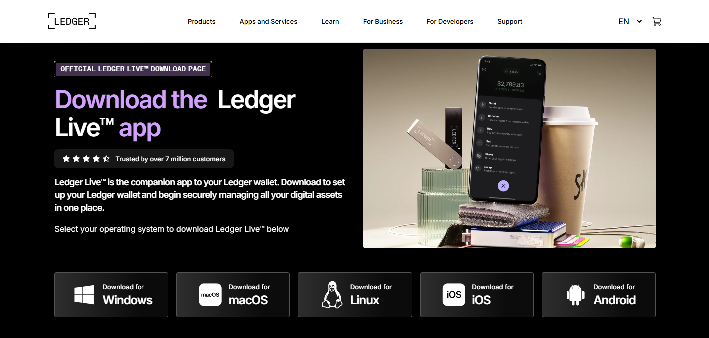 Ledger.com/start - Ledger Live Download | Official Site®