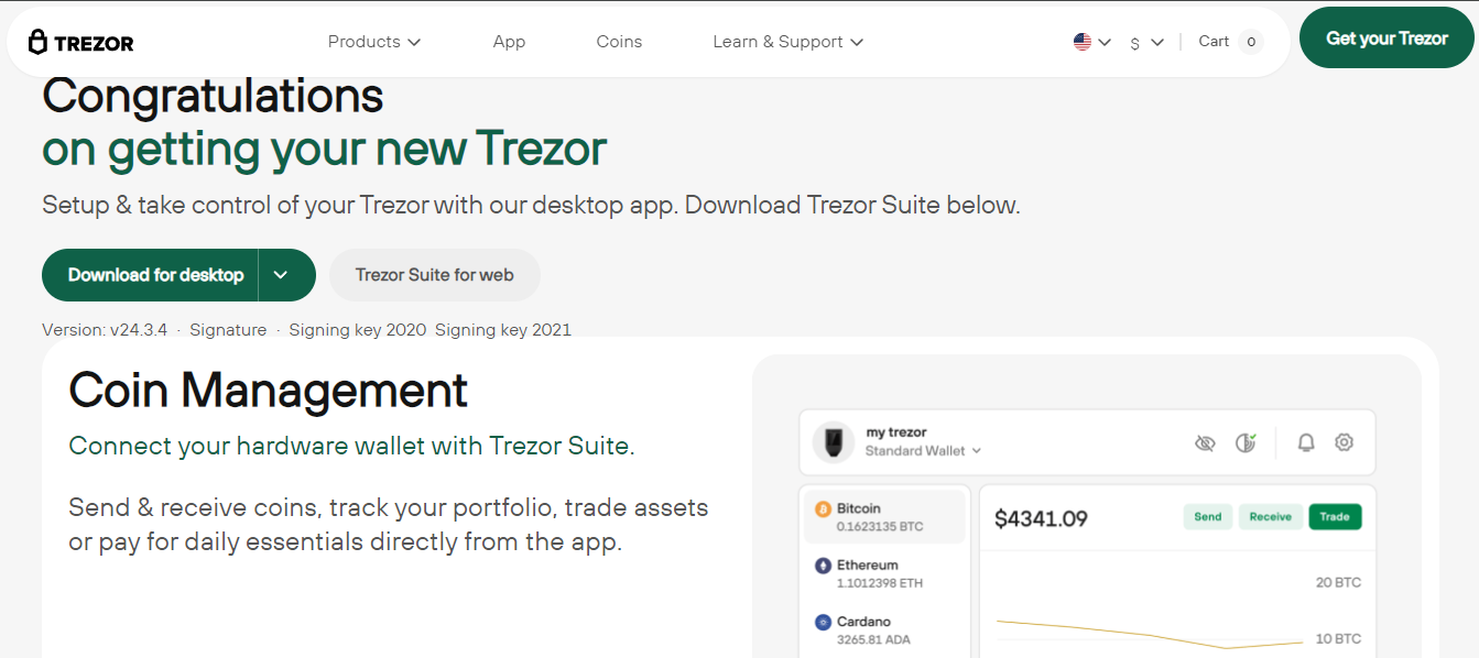 Trezor.io/start – The #1 Bitcoin-Only Hardware Wallet